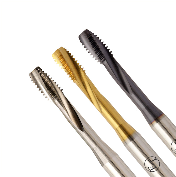 METRIC FINE : Machine Tap DIN371/DIN374 Form 'C' HSS-E Spiral Flute 15 deg ISO2 MF (6H) Bright/TiN/TiCN Size : M1.6 - M20 - EmkayTools